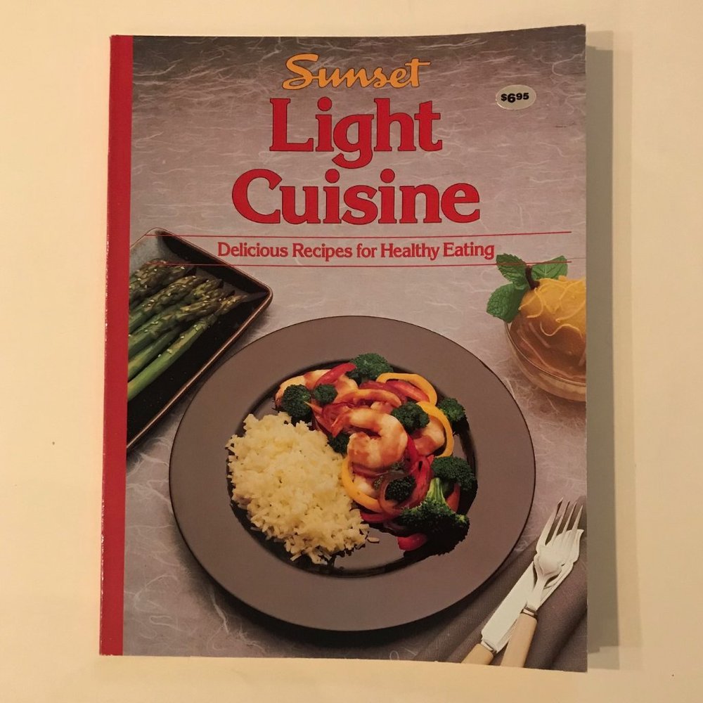VINTAGE Sunset Light Cuisine cookbook